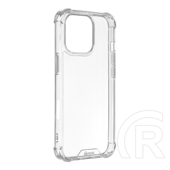 Roar Apple iPhone 16 Pro Max Roar jelly armor műanyag telefonvédő (szilikon keret, ütésálló, légpárnás sarok) átlátszó