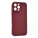 Roar Apple iPhone 16 Pro Max Roar luna szilikon telefonvédő (ultravékony, matt, kameravédő, wireless) bordó