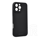 Roar Apple iPhone 16 Pro Max Roar luna szilikon telefonvédő (ultravékony, matt, kameravédő, wireless) fekete
