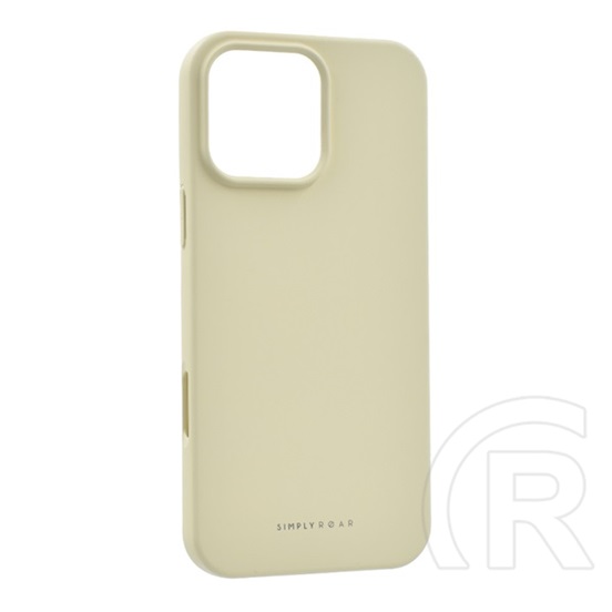 Roar Apple iPhone 16 Pro Roar space szilikon telefonvédő (matt, prémium) bézs