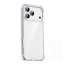 Roar Apple iPhone 17 Pro jelly armor szilikon telefonvédő (ütésállóság, légpárnás sarok) átlátszó