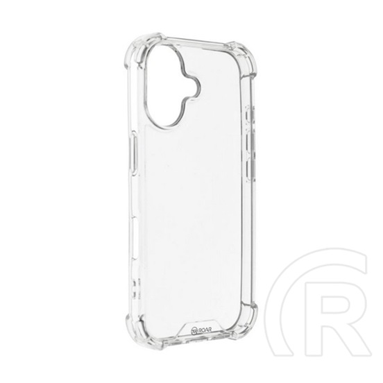 Roar Apple iPhone 17 jelly armor szilikon telefonvédő (ütésállóság, légpárnás sarok) átlátszó