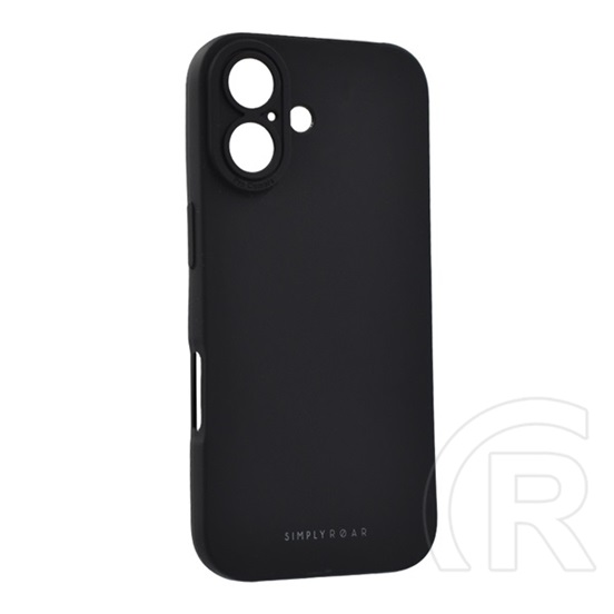 Roar Apple iPhone 17 luna szilikon telefonvédő (ultravékony, matt, kameravédő, wireless) fekete