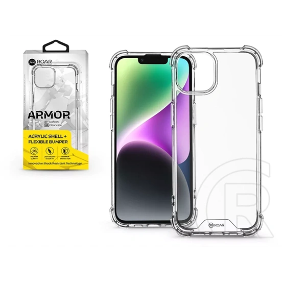 Roar Armor Gel szilikon tok (Apple iPhone 14, átlátszó)