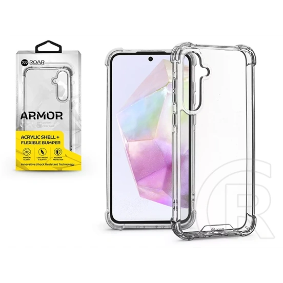 Roar Armor Gel szilikon tok (Samsung SM-A356 Galaxy A35 5G, átlátszó)