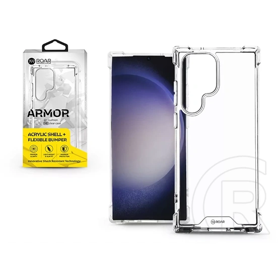 Roar Armor Gel szilikon tok (Samsung SM-S918 Galaxy S23 Ultra, átlátszó)