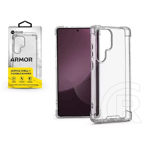 Roar Armor Gel szilikon tok (Samsung SM-S938 Galaxy S25Ultra, átlátszó)