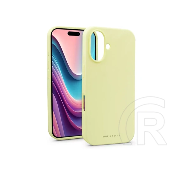 Roar Cloud Skin szilikon tok (Apple iPhone 16, sárga)