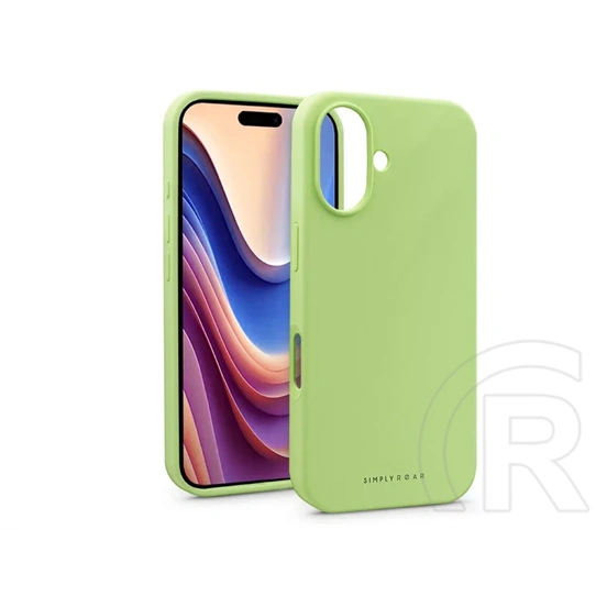 Roar Cloud Skin szilikon tok (Apple iPhone 16+, zöld)