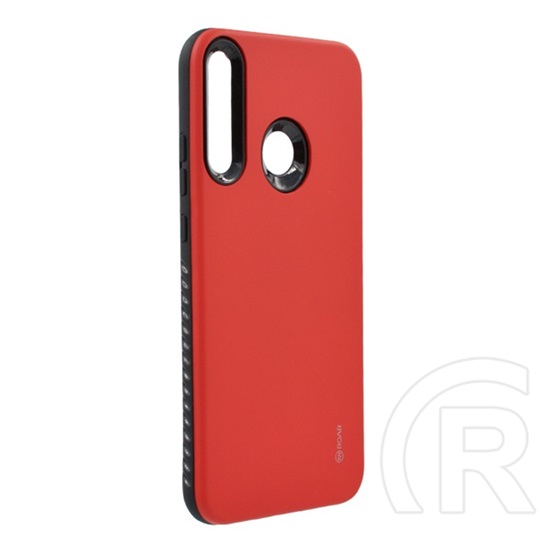 Roar Rico Armor Huawei P40 Lite E / Y7p szilikon telefonvédő (közepesen ütésálló, műanyag hátlap, matt) piros