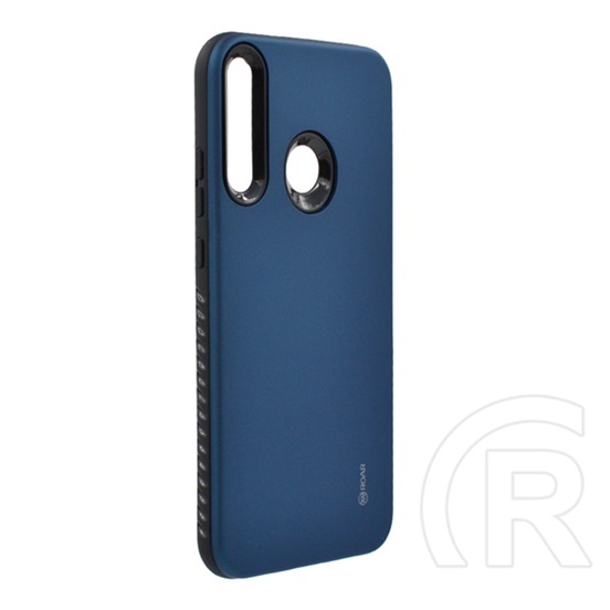 Roar Rico Armor Huawei P40 Lite E / Y7p szilikon telefonvédő (közepesen ütésálló, műanyag hátlap, matt) sötétkék