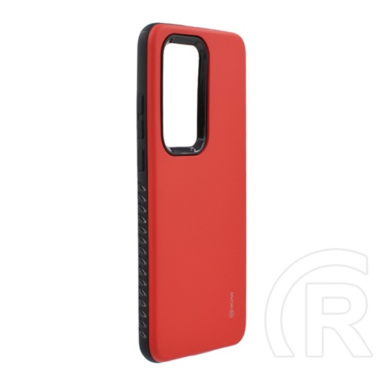 Roar Rico Armor Huawei P40 Pro szilikon telefonvédő (közepesen ütésálló, műanyag hátlap, matt) piros