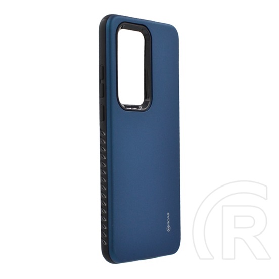 Roar Rico Armor Huawei P40 Pro szilikon telefonvédő (közepesen ütésálló, műanyag hátlap, matt) sötétkék