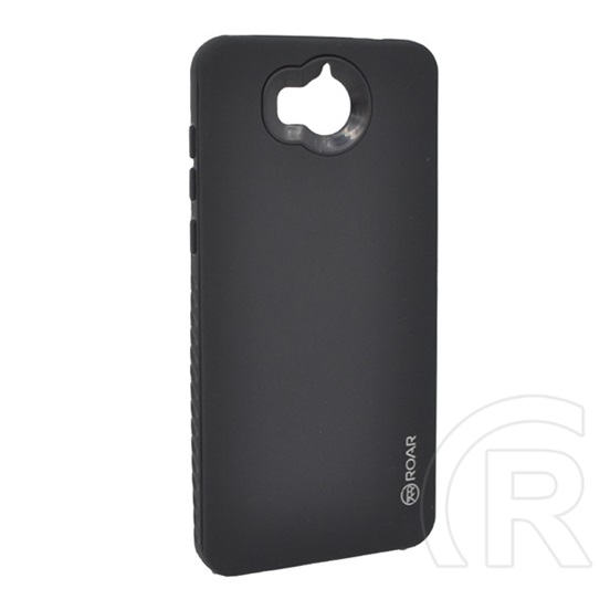 Roar Rico Armor Huawei Y5 (2017) szilikon telefonvédő (közepesen ütésálló, műanyag hátlap, matt) fekete