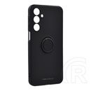 Roar Samsung Galaxy A16 5G (SM-A166)  amber szilikon telefonvédő (tartógyűrű, mágneses, kameravédő) fekete