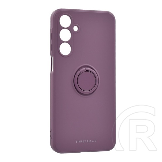 Roar Samsung Galaxy A16 5G (SM-A166)  amber szilikon telefonvédő (tartógyűrű, mágneses, kameravédő) lila