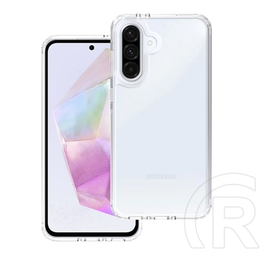 Roar Samsung Galaxy A56 5G (SM-A566) jelly armor szilikon telefonvédő (ütésállóság, légpárnás sarok) átlátszó