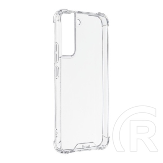 Roar Samsung Galaxy S22 Plus 5G (SM-S906) jelly armor műanyag védő (szilikon keret, légpárnás sarok) átlátszó