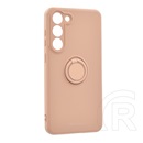 Roar Samsung Galaxy S23 Plus (SM-S916) amber telefonvédő (telefontartó gyűrű, kamera védelem) rózsaszín