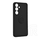 Roar Samsung Galaxy S25 Plus (SM-S936) amber szilikon telefonvédő (tartógyűrű, mágneses, kameravédő) fekete