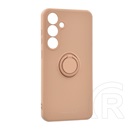 Roar Samsung Galaxy S25 (SM-S931) amber szilikon telefonvédő (tartógyűrű, mágneses, kameravédő) rózsaszín