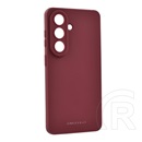 Roar Samsung Galaxy S26 Plus (SM-S947) szilikon védő (ultravékony, matt, kameravédő, wireless) bordó