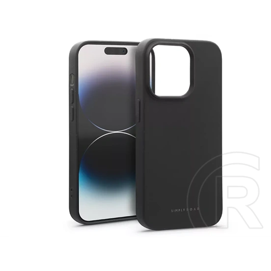 Roar Space szilikon tok (Apple iPhone 14 Pro, fekete)