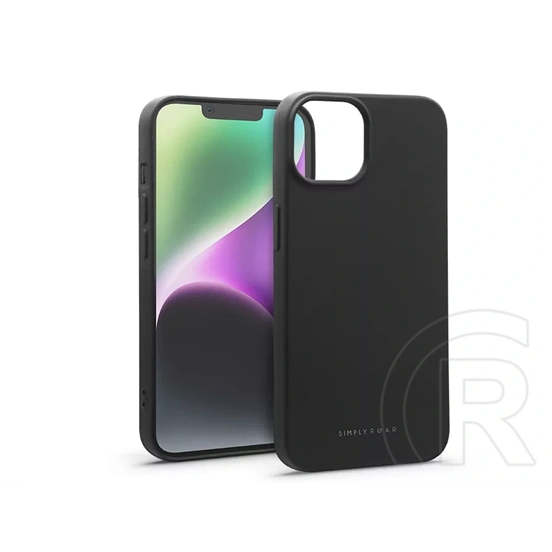 Roar Space szilikon tok (Apple iPhone 14, fekete)