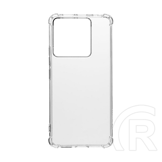 Roar Xiaomi Poco X6 5G jelly armor műanyag telefonvédő (szilikon keret, ütésállóság, légpárnás sarok) átlátszó