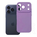 Roar iPhone 18 Pro  luna szilikon telefonvédő (ultravékony, matt, kameravédő, wireless) lila