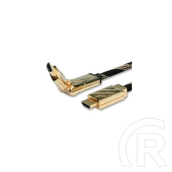 Roline HDMI kábel (Premium, 360° csatlakozó, M/M, 2,0 m)