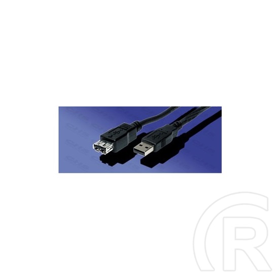 Roline USB A-A hosszabbító kábel (USB A dugó / USB A aljzat, 3 m)
