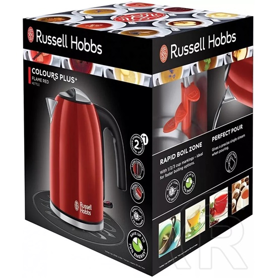 Russell Hobbs 20412-70 Colours Plus vízforraló (piros)