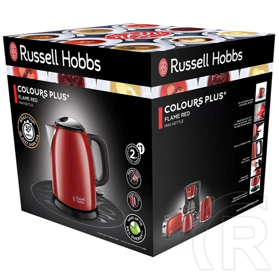 Russell Hobbs 24992-70 Colours+ Mini vízforraló (piros)