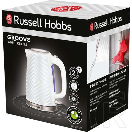 Russell Hobbs 26381-70 Groove vízforraló (fehér)