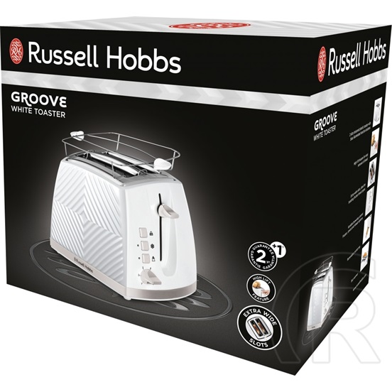 Russell Hobbs 26391-56 Groove kenyérpirító (fehér)