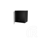 S-Link Rackszekrény - 12U 19" fali (540x400mm, Flatpack, fekete)