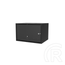 S-Link Rackszekrény - 7U 19" fali (400x530x400mm, Flatpack, fekete)