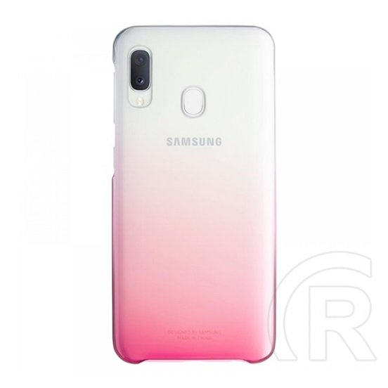 SAMSUNG Samsung Galaxy A20e (SM-A202F) műanyag telefonvédő (színátmenet) rózsaszín