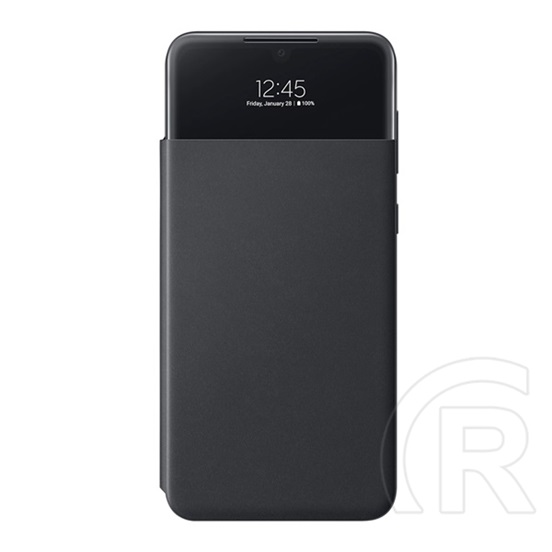 SAMSUNG Samsung Galaxy A33 (SM-A336) tok álló (aktív Flip, oldalra nyíló, hívószámkijelzés, Smart View Cover) fekete