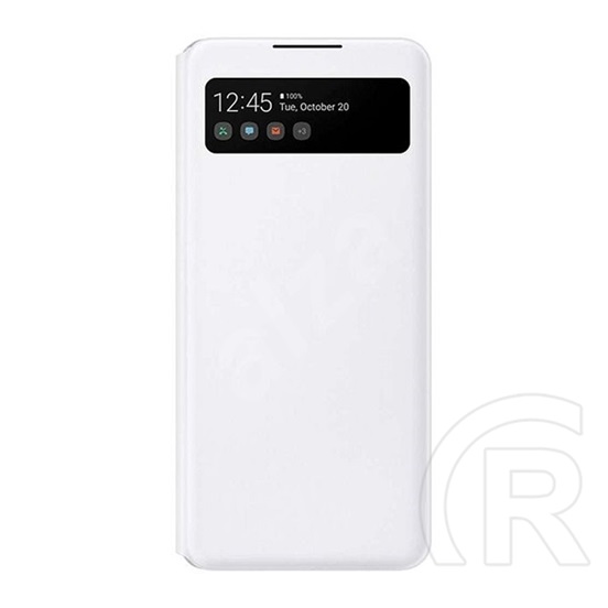 SAMSUNG Samsung Galaxy A42 (SM-A425F) tok álló (aktív Flip, oldalra nyíló, hívószámkijelzés, Smart View Cover) fehér