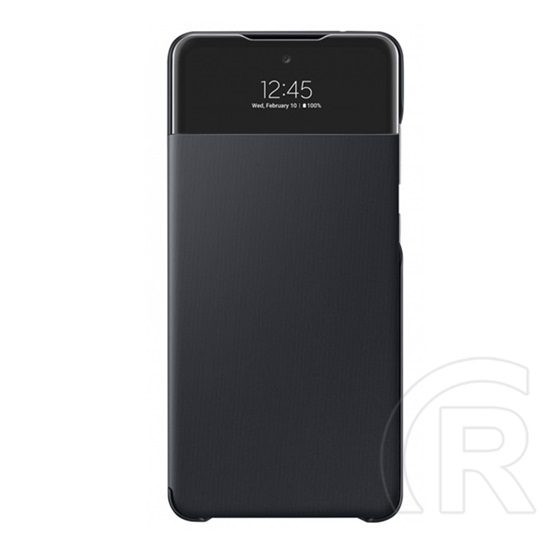 SAMSUNG Samsung Galaxy A72 (SM-A726F) tok álló (aktív Flip, oldalra nyíló, hívószámkijelzés, Smart View Cover) fekete