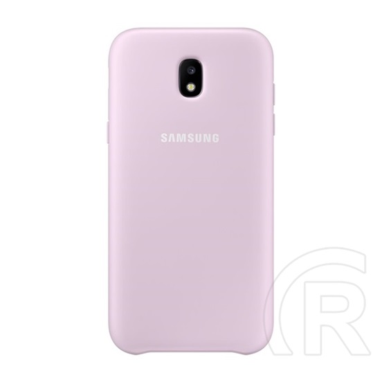 SAMSUNG Samsung Galaxy J5 (2017) SM-J530 EU műanyag telefonvédő (dupla rétegű, gumírozott) rózsaszín