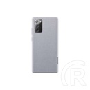 SAMSUNG Samsung Galaxy Note 20 (SM-N981F) műanyag telefonvédő (Alcantara textilbevonat) sötétszürke