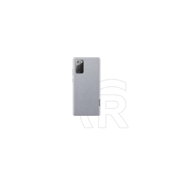SAMSUNG Samsung Galaxy Note 20 (SM-N981F) műanyag telefonvédő (Alcantara textilbevonat) sötétszürke