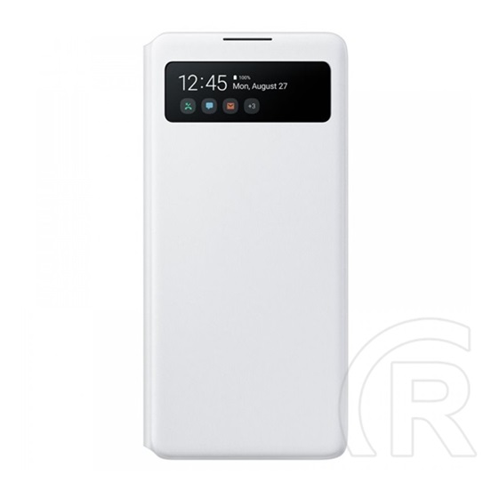 SAMSUNG Samsung Galaxy S10 Lite (SM-G770F)  tok álló (aktív Flip, hívószámkijelzés, Smart View Cover) fehér