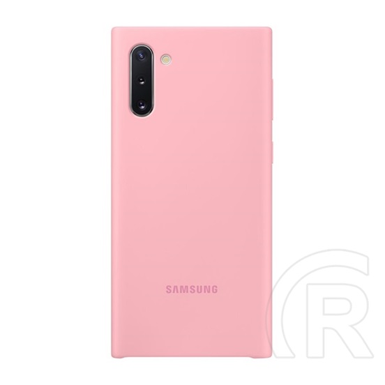 SAMSUNG műanyag telefonvédő ( Samsung Galaxy Note 10 (SM-N970F) szilikon betét) rózsaszín