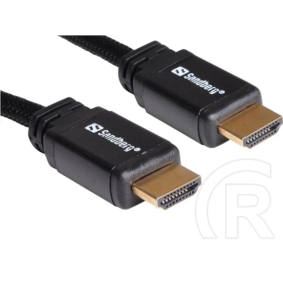 SANDBERG HDMI kábel (HDMI 2.0, HDMI dugó / dugó, 5 m, fekete)