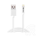 SANDBERG USB-Lightning töltőkábel (USB dugó / Lightning, 1 m, MFi, fehér)