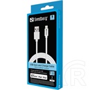 SANDBERG USB-Lightning töltőkábel (USB dugó / Lightning, 1 m, MFi, fehér)